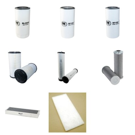 HAMM HD 120 (VV/VO) H184 Filter Service Kit w/Deutz TCD 2012 L04 2V Eng.