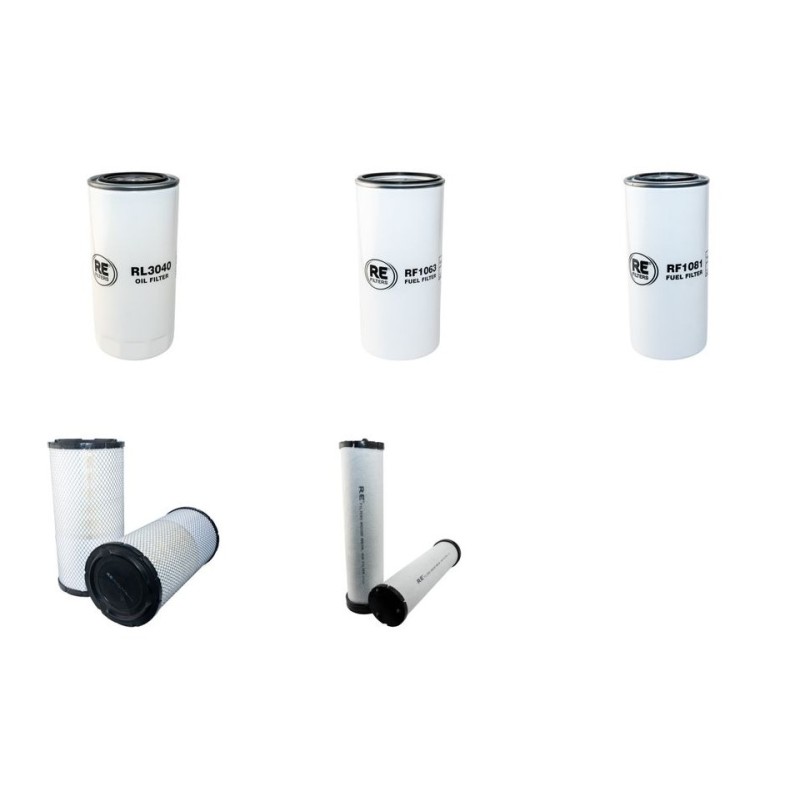 HAMM HD 120 (VV/VO) H184 Filter Service Kit Air Oil Fuel Filters w/Deutz TCD 2012 L04 2V Eng.