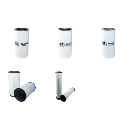 HAMM HD 120 (VV/VO) H184 Filter Service Kit Air Oil Fuel Filters w/Deutz TCD 2012 L04 2V Eng.