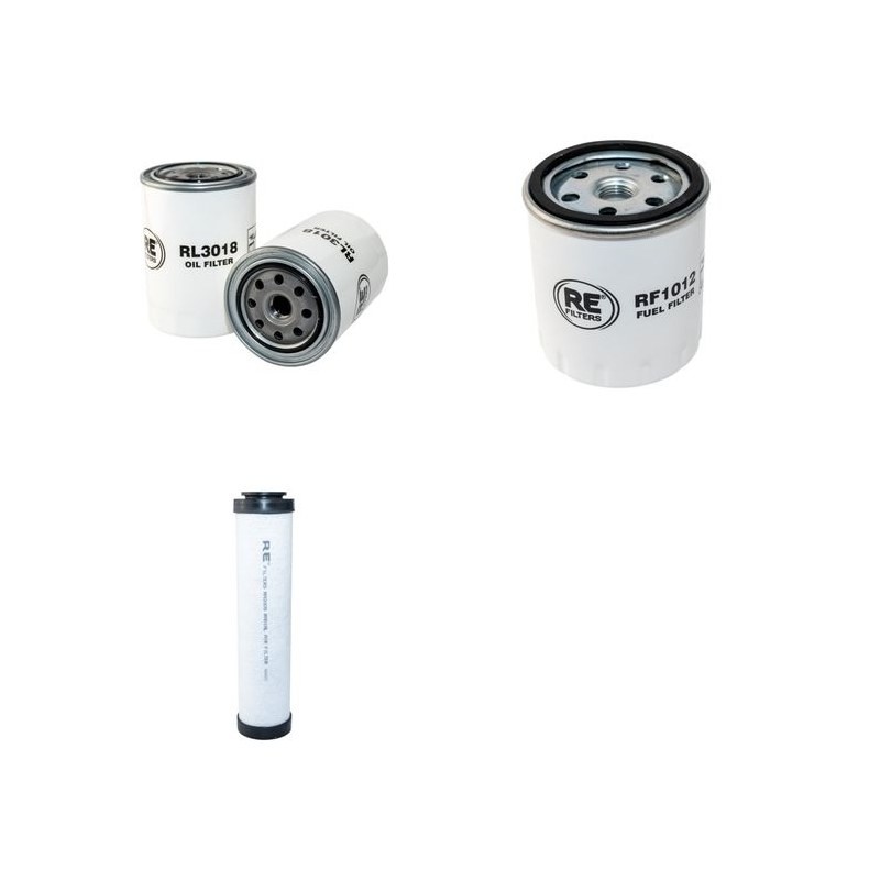HANTA F 1430 WE Filter Service Kit Air Oil Fuel Filters w/Kubota Eng.