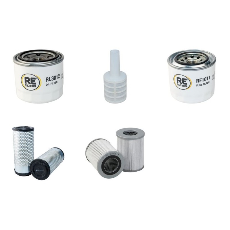 CASE (POCLAIN) CX 20 B Filter Service Kit w/Yanmar 3TNV82A-SYB Eng.