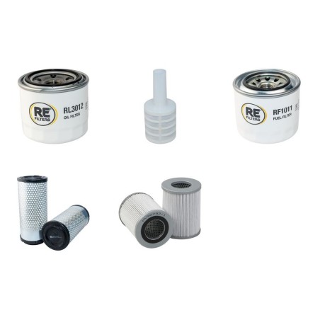CASE (POCLAIN) CX 20 B Filter Service Kit w/Yanmar 3TNV82A-SYB Eng.