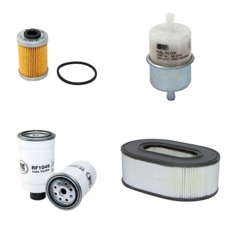 HAULOTTE HA 16 D/DX Filter Service Kit Air Oil Fuel Filters w/HATZ Eng.