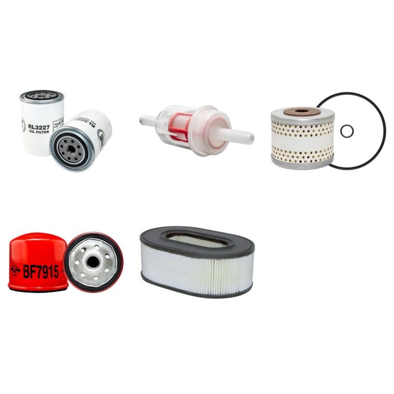 HAULOTTE HA 20 DX Filter Service Kit Air Oil Fuel Filters w/HATZ 3L40C Eng.