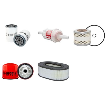 HAULOTTE HA 20 DX Filter Service Kit Air Oil Fuel Filters w/HATZ 3L40C Eng.