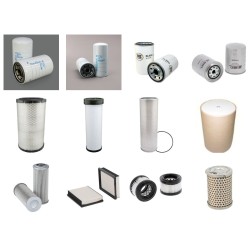 Case (Poclain) CX225SR Filter Service Kit with Isuzu 6BG1TA