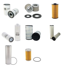HIDROMEK HMK 220 LC 3 Filter Service Kit w/Isuzu Ah6Hkix Eng.