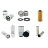 HIDROMEK HMK 220 LC 3 Filter Service Kit w/ISUZU AH6HKIX Eng.