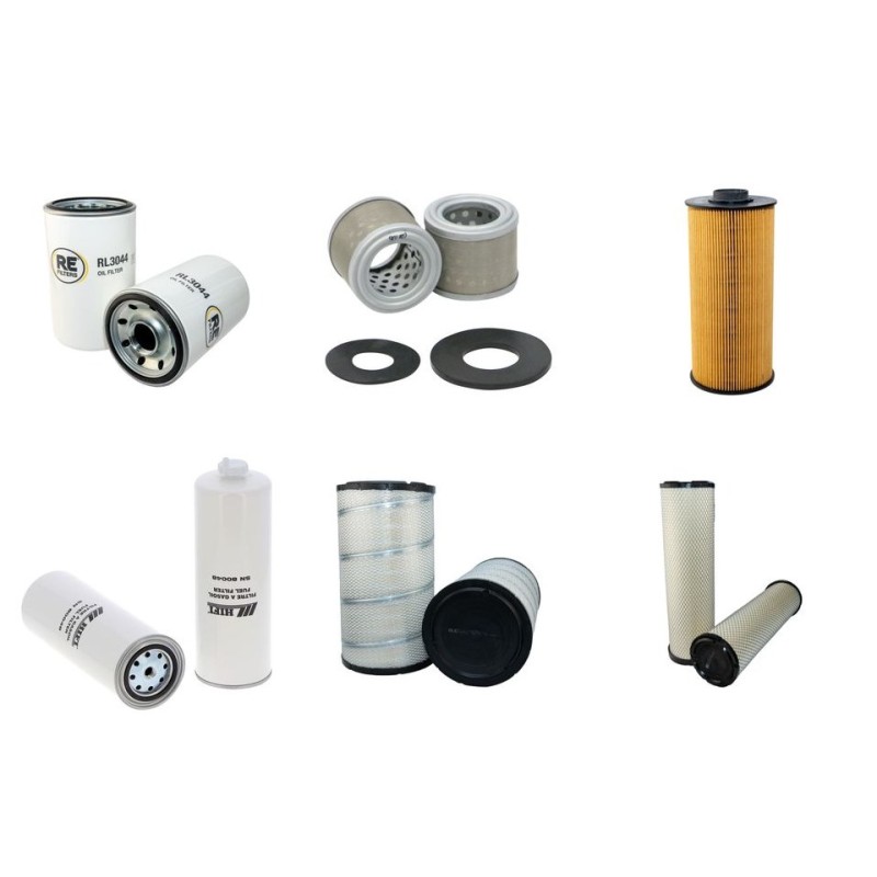 HIDROMEK HMK 300 LC Filter Service Kit w/ISUZU AH6HKIX Eng.