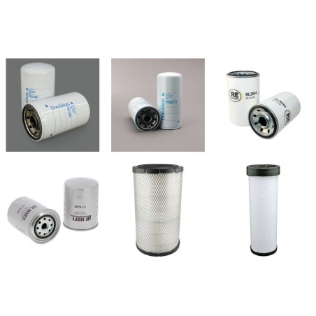 Filter kit for Case (Poclain) CX 225 SR Air Oil Fuel Filters with Isuzu 6BG1TA Engine