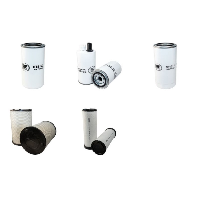 HITACHI ZW 150 Filter Service Kit Air Oil Fuel Filters w/Cummins QSB 4.5 Eng.