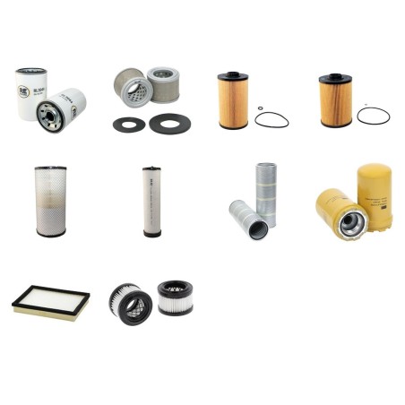 Filter kit for Case CX 235 C SR with Isuzu AM-4HK1X Engine  YR 04.12- TIER IV