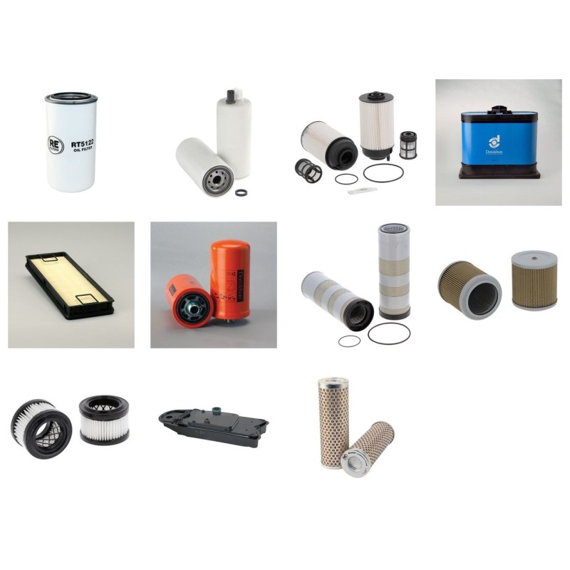 Filter Kit For Hitachi ZW 220-5B ab Filter Service Kit with Cummins QSB 6.7 Engine Serial No 101
