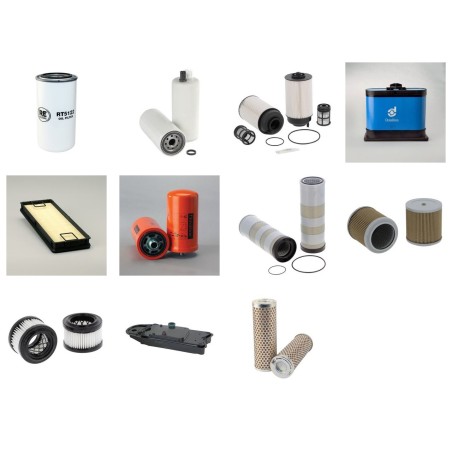 HITACHI ZW 220-5B ab  Filter Service Kit w/Cummins QSB 6.7 Eng. SN  101