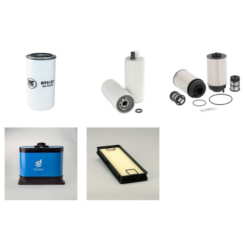 HITACHI ZW 220-5B ab  Filter Service Kit w/Cummins QSB 6.7 Eng. SN  101