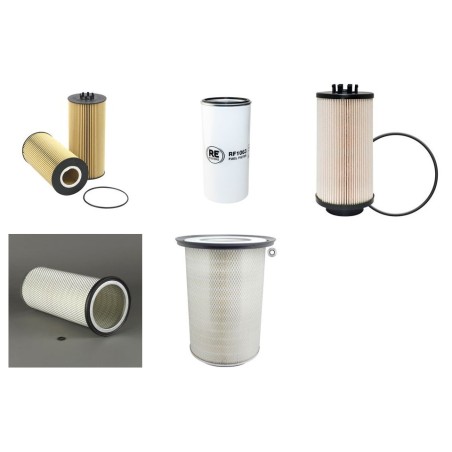 Filter Kit For Hitachi ZW 310 Filter Service Kit with MERCEDES OM 460LA Engine  Year 2007-