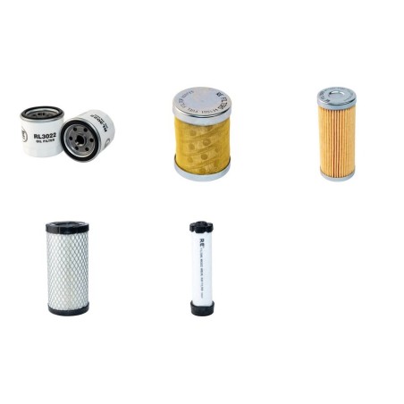 Filter Kit For Hitachi ZX 16 Filter Service Kit with Isuzu Engine Air, Oil, Fuel Filters
