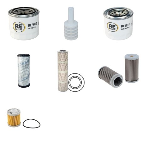 HITACHI ZX 27U-2 Filter Service Kit w/Yanmar Eng.