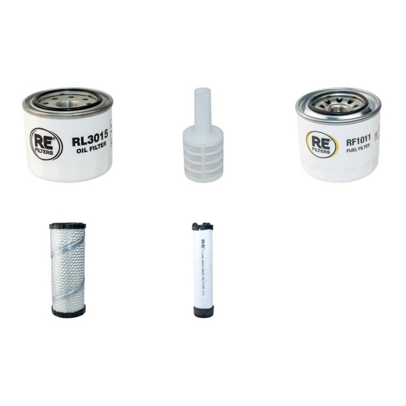 Filter Kit For Hitachi ZX29U-3 Filter Service Kit Air, Oil, Fuel Filters