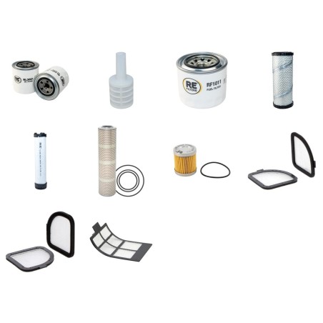 Filter Kit For Hitachi ZX 30U-2 Filter Service Kit with Yanmar 3TNV88 Engine Serial No 10139-