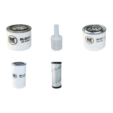 Filter Kit For Hitachi ZX 33U-3 Filter Service Kit with Yanmar 3TNV88 Engine Air, Oil, Fuel Filters