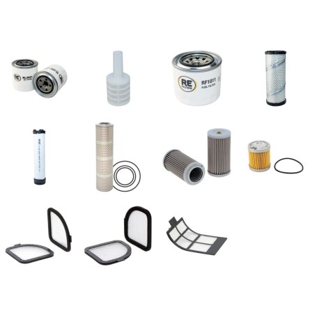 HITACHI ZX 50U-2 Filter Service Kit w/Yanmar 4TNV88 Eng. SN  10086-