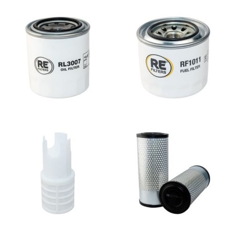 Hitachi ZX55U-5A Filter Service Kit w/Yanmar 4TNV88 Engine Air, Oil, Fuel