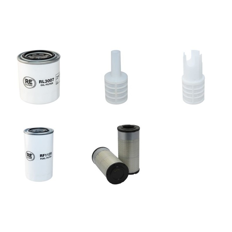 Filter Kit For Hitachi ZX 60-5G Filter Service Kit Air Oil Fuel Filters with Yanmar 4TNV98 Engine
