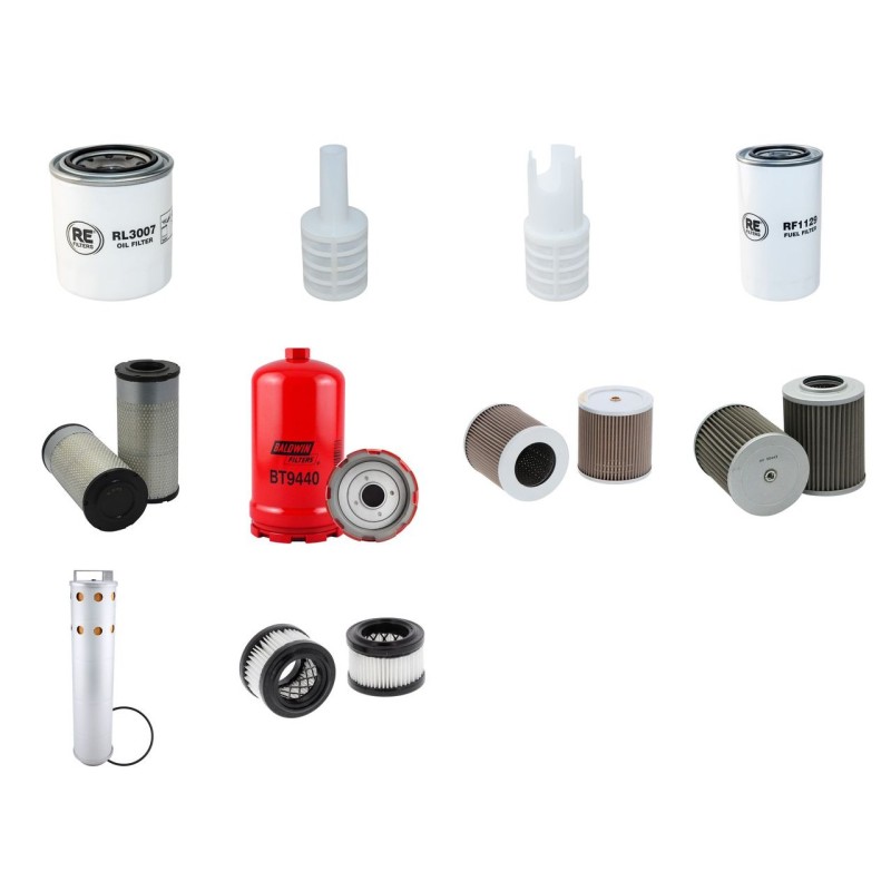 Filter Kit For Hitachi ZX 70-5G Filter Service Kit with Yanmar 4Tnv98 Engine