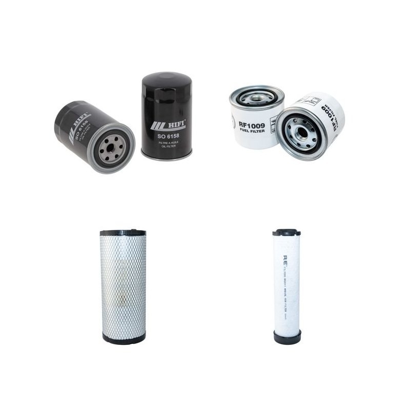 Filter Kit For Hitachi ZX85 USB-3 LC Excavator Filter Service Kit Air, Oil, Fuel Only