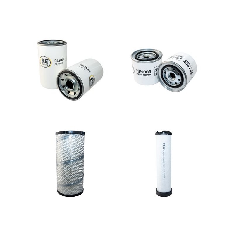 HITACHI ZX 110 Filter Service Kit Air Oil Fuel Filters w/ISUZU A-4JG1 Eng.