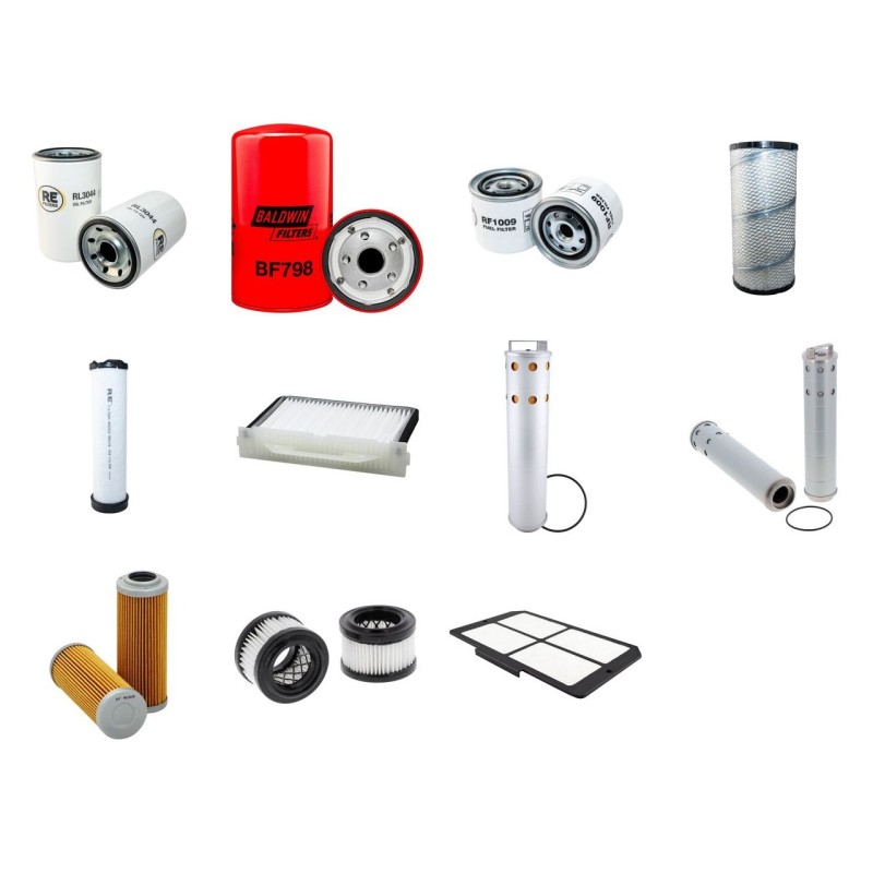 Filter Kit For Hitachi ZX 130W (LC) Filter Service Kit with Isuzu CC-4BG1TC Engine