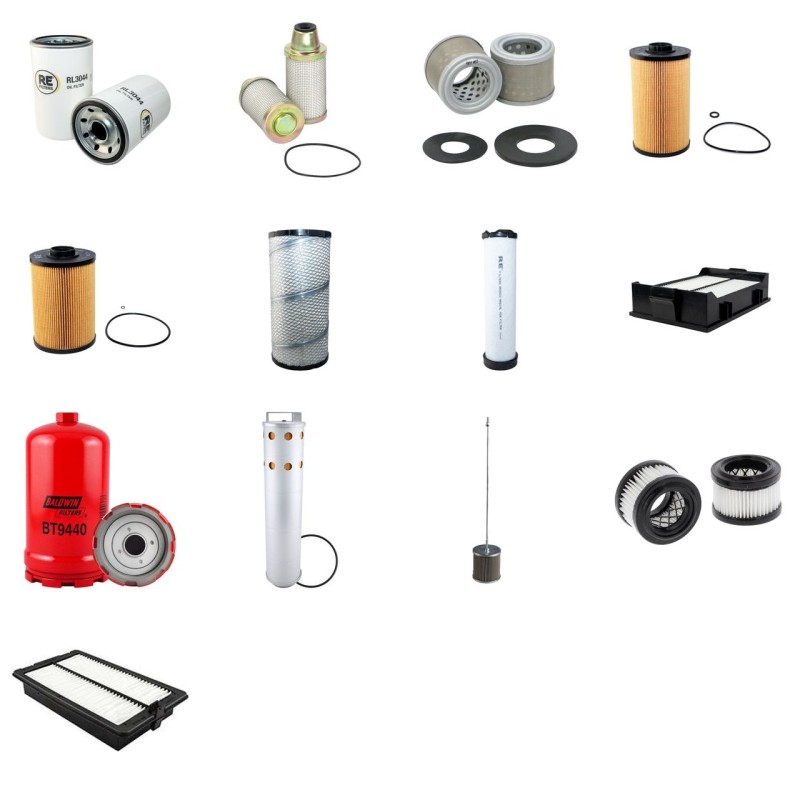 Filter Kit For Hitachi ZX 130-5 Filter Service Kit with Isuzu AM-4JJ1X Engine
