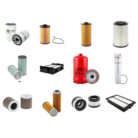 Filter Kit For Hitachi ZX 145W-3 Filter Service Kit with Isuzu AI-4HK1X Engine