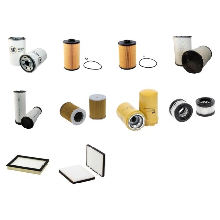 Filter kit for Case (Poclain) CX 250 C with Isuzu AL-4HK1X Engine  YR 2012-