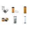 Filter Kit For Hitachi ZX 160LC-3 Filter Service Kit Air Oil Fuel Filters with Isuzu AI-4JJ1XYSA-01 Engine