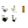 Filter Kit For Hitachi ZX 170W-5 (B) Filter Service Kit Air Oil Fuel Filters with Isuzu AM-4HK1X Engine  Year 2013-