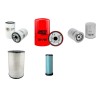 HITACHI ZX 200-5G Filter Service Kit Air Oil Fuel Filters w/ISUZU 6BG1TRA12 Eng.