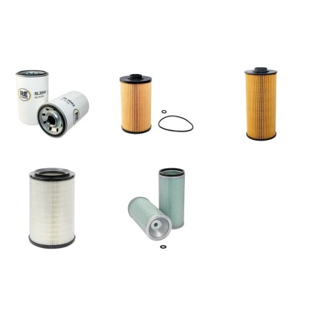 Filter Kit For Hitachi ZX 210LC (W)-3 Filter Service Kit Air Oil Fuel Filters with Isuzu AI-4HK1X Engine  Year 2007-