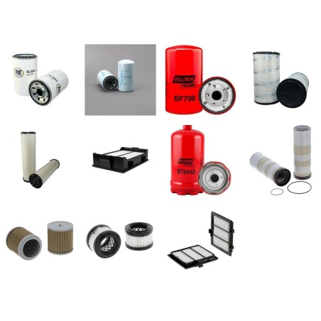 HITACHI ZX 330-5G Filter Service Kit w/Isuzu 6Hk1-Xqa Eng.