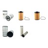 Filter Kit For Hitachi ZX 870 LCH-3 Filter Service Kit Air Oil Fuel Filters with Isuzu 6WG1XYSA-03 Engine  Year 2006-