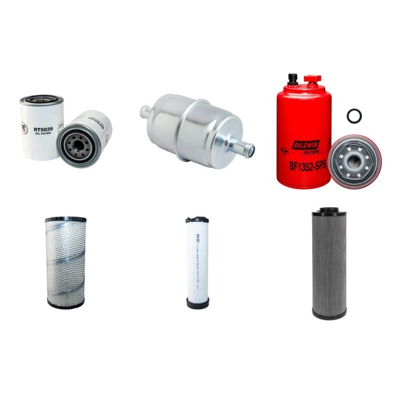 HUETTE HBR 502 Filter Service Kit w/Cummins QSB 4.5-30T Eng.   YR  2007-
