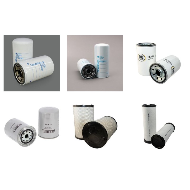 Filter kit for Case (Poclain) CX 290 Air Oil Fuel Filters with Isuzu CC6BG1T Engine  YR 2002- 191 CH