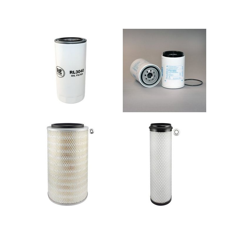 HUETTE HBR 605 Filter Service Kit Air Oil Fuel Filters w/Deutz TCD 2012 L06 2V Eng.