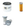 HUKI 120-H Filter Service Kit Air Oil Fuel Filters w/Kubota D722 Eng.