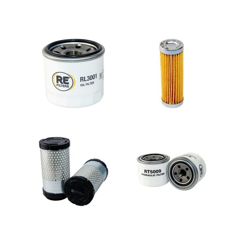 HUKI 120 HY-3 Filter Service Kit w/Kubota Z 482 K3A Eng.