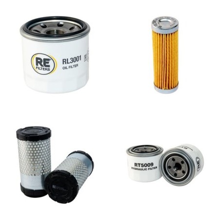 HUKI 120 HY-3 Filter Service Kit w/Kubota Z 482 K3A Eng.