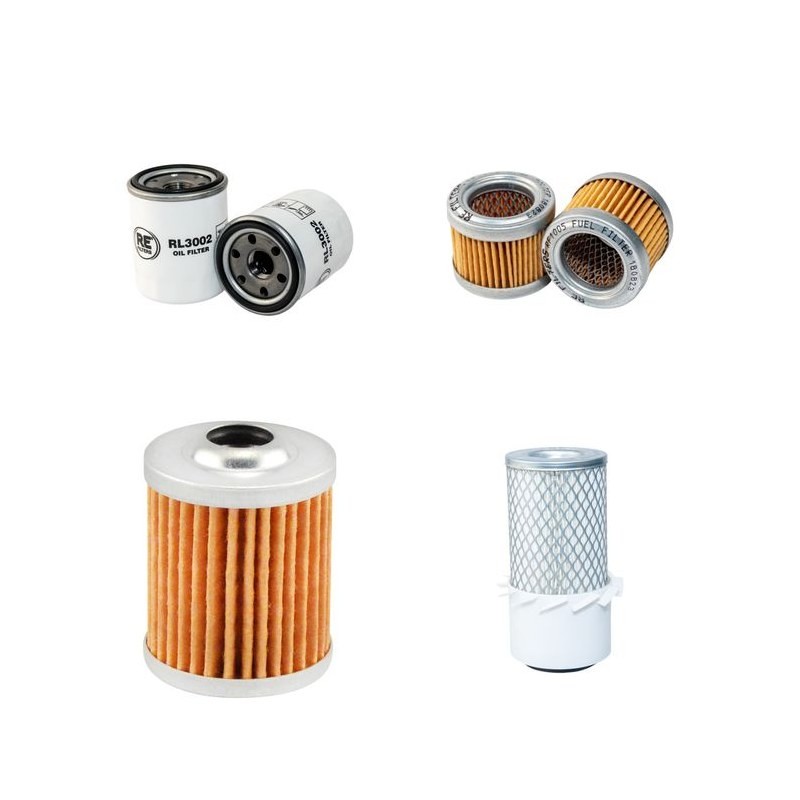 HUKI 130-1 Filter Service Kit w/Kubota Zb 600C Eng.