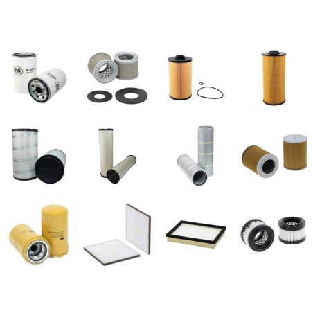 Filter kit for Case CX 300 C/NLC with Isuzu AL-6HK1XTIERIV Engine   TIER IV