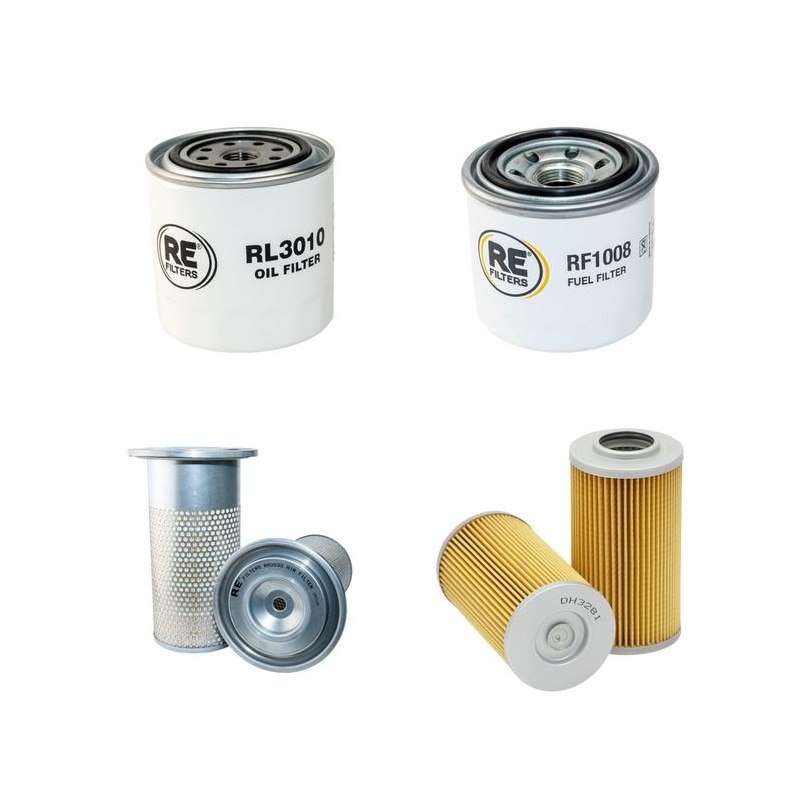 HUKI 280 Filter Service Kit w/Kubota V 2203B Eng.